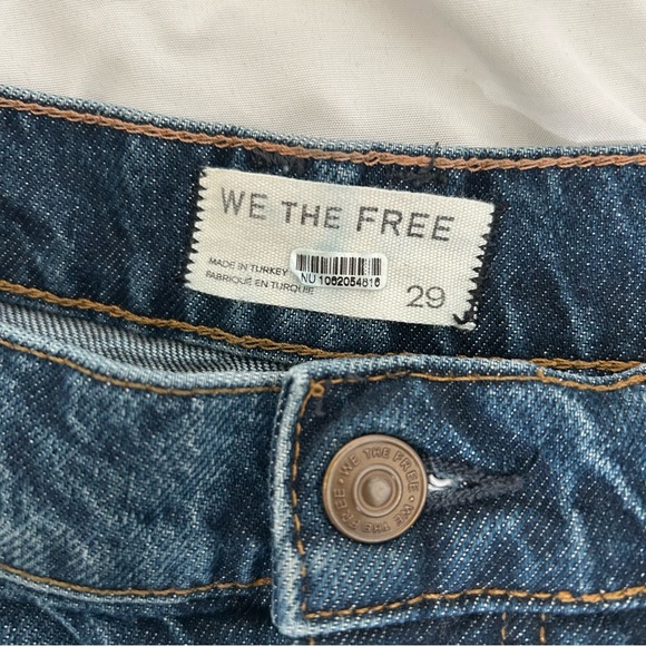 Free People - We the Free Good Luck Mid Rise Barrel Jeans 29 - Picture 11 of 13